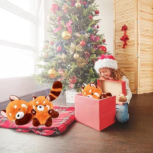 Big Red Panda Plush Pillow - 197-inch Huggable Stuffie Toy