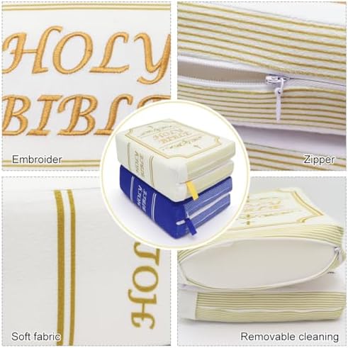 Yelakey Bible Pillow Book Plush with Openable Bible