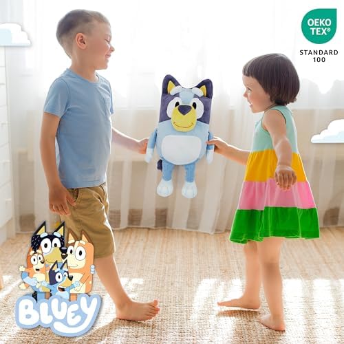 Bluey Plush Pillow Buddy - 19 Inches Soft Support Pillow