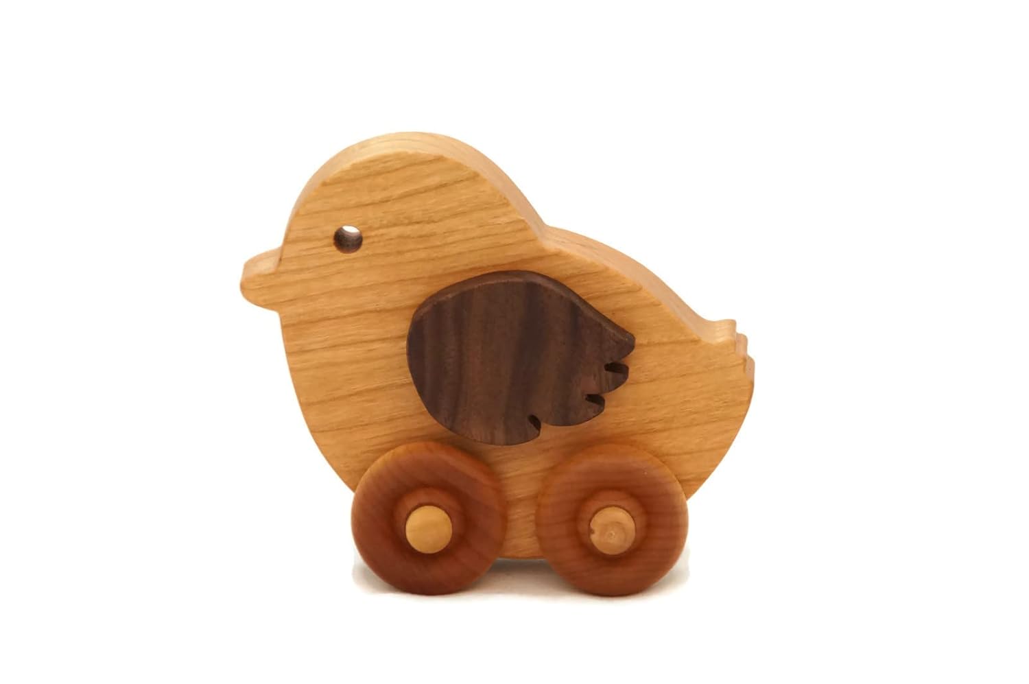 Wooden Toy Chicken Car by Little Wooden Wonders 1