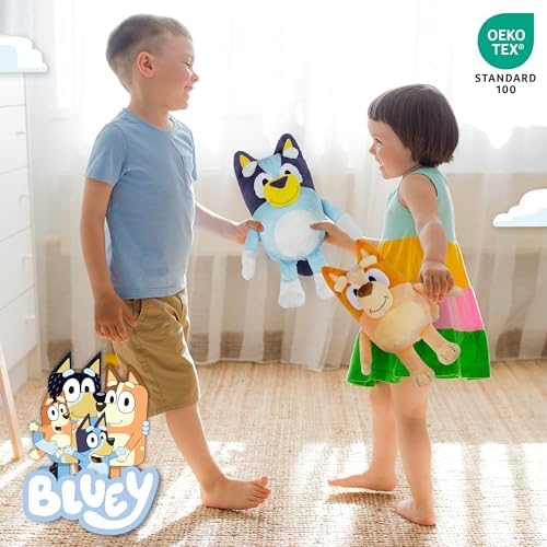 Bluey Bingo Plush Pillow Buddy Set - 12 Inch Soft Support