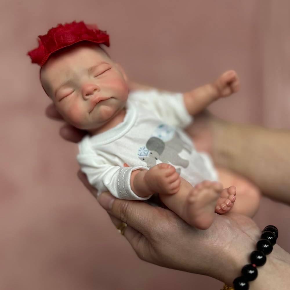 Realistic Full Body Silicone Baby Doll with Clothes Set