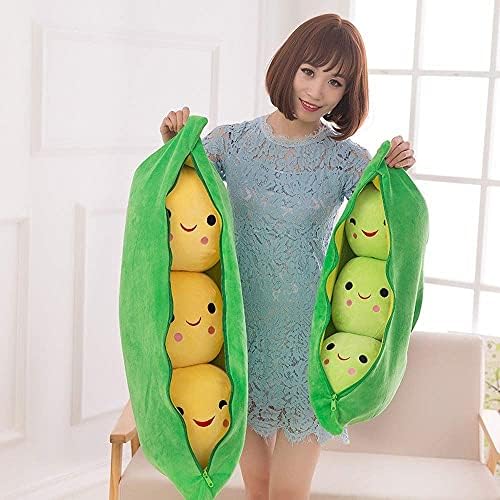 AOQI Giant Peas in a Pod Plush Pillow Set