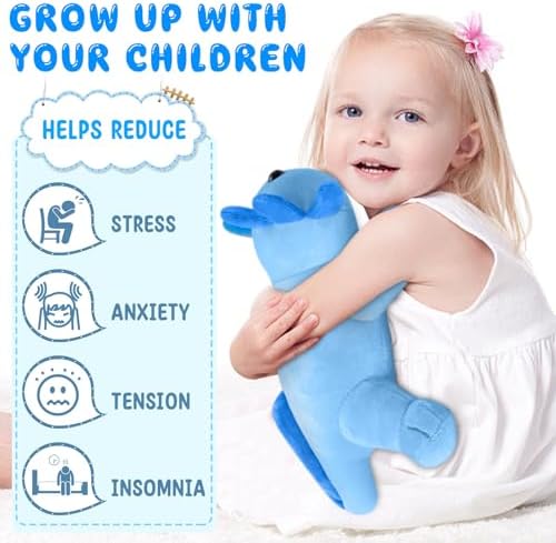 Soft Axolotl Plush Toy Blue 108 Inches
