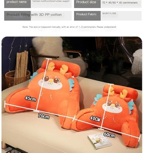Cute Animal Shaped Plush Nap Pillow - Pink 60x40cm