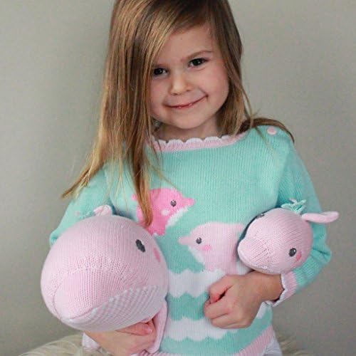 ZUBELS Baby Girls Dolly The Dolphin Plush Doll 14-Inch
