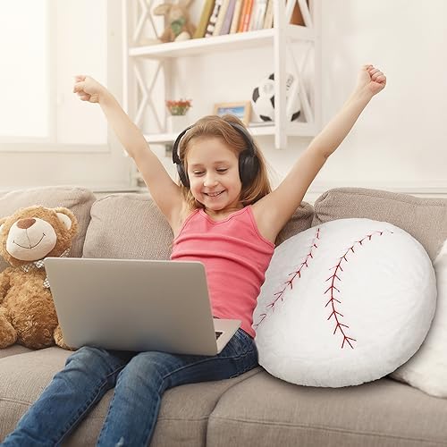 OurHonor 18 Inch Baseball Plush Pillow Toy