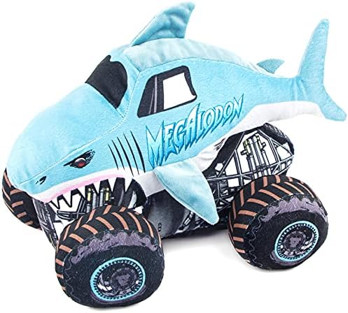 Jay Franco Monster Jam Plush Megalodon Pillow Buddy - 16 Inches