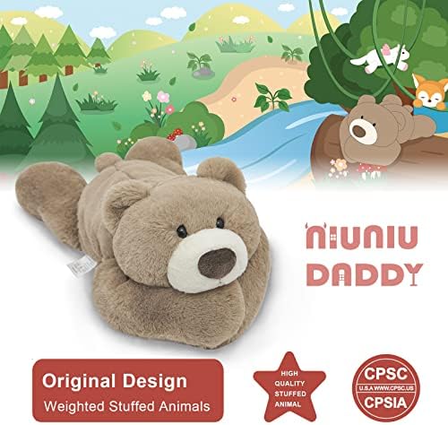 Niuniu Daddy 20 Inch Weighted Bear Plush for Adults Kids