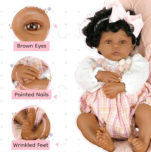 Black Baby Magic Reborn Destiny Doll 6 Piece Set 1