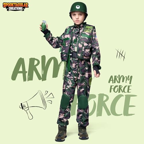 Spooktacular Creations Kids Military Costume Set 1