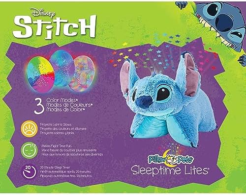 Pillow Pets Sleep Time Light Stitch Plush Pillow