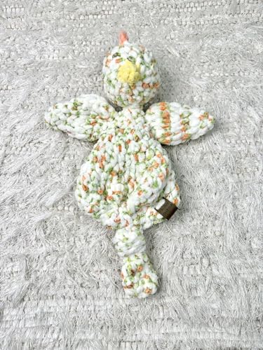 Handmade Crochet Marigold Chicken Snuggler Baby Blanket