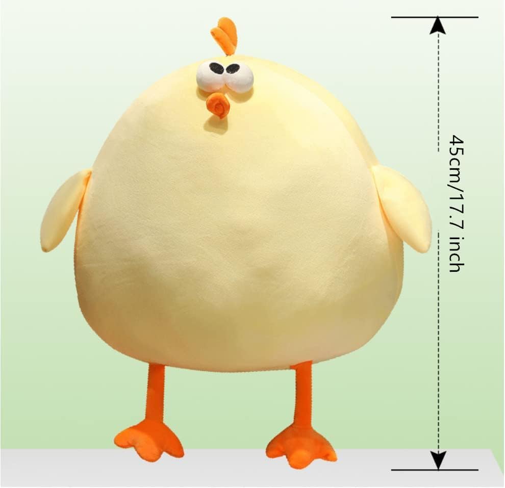 Funny Fat Chicken Plush Pillow Soft Hug Toy for Kids