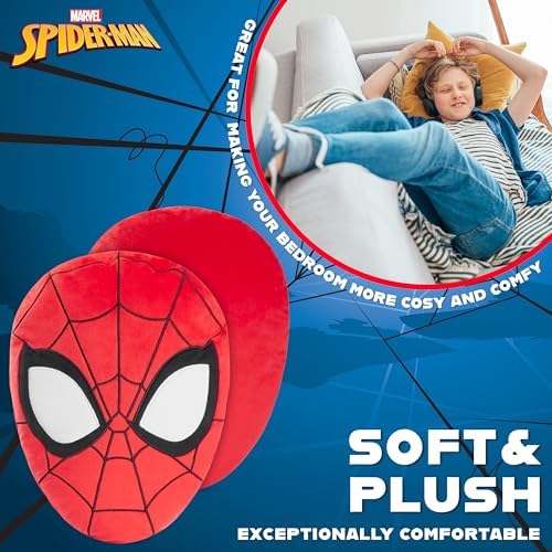 Disney 3D Plush Pillow for Kids - Red Spiderman Design