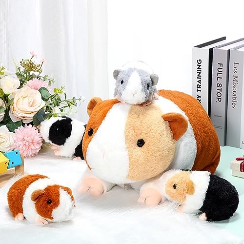 Jenaai 5 Pcs Plush Guinea Pig Set