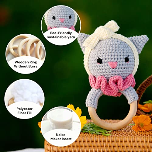 Bunny - Tuban Cat Rattle Eye-Catching Toy for Toddlers