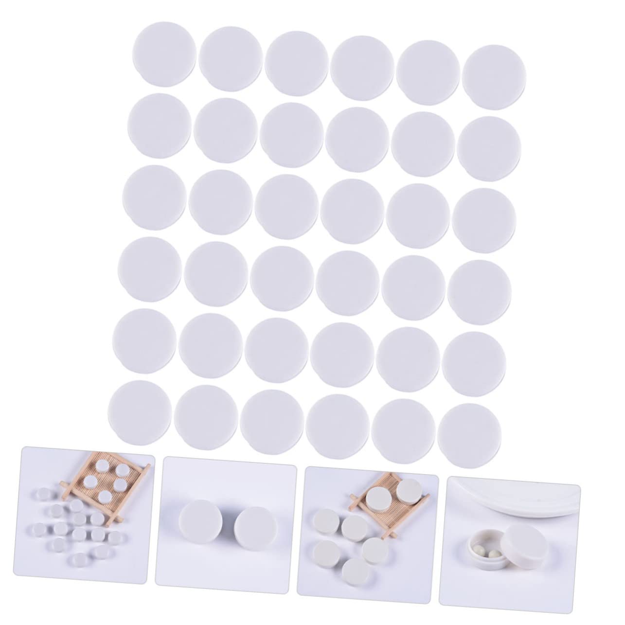 KESYOO 50pcs Plastic Rattle Inserts for Crib Toys and Plush Accessories