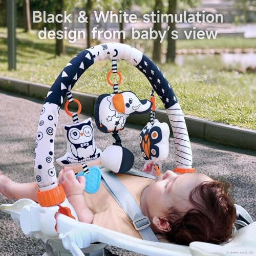 TUMAMA Car Seat Toys for Babies 0-6 Months 1
