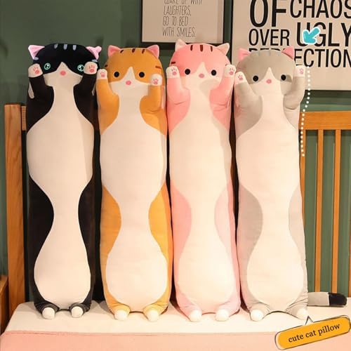Somao Long Cat Plush Pillow Soft Hugging Pillow for Kids