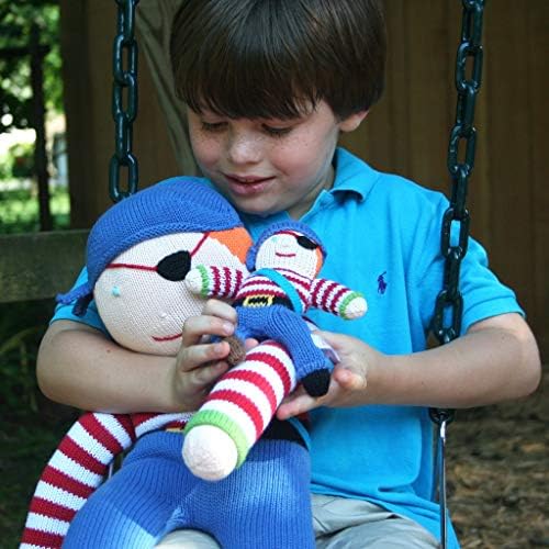 ZUBELS Baby Boys Pirate Rattle Toy 7-Inch