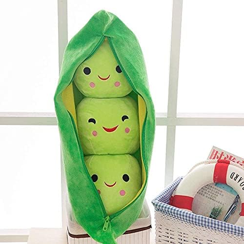 AOQI Giant Peas in a Pod Plush Pillow Set