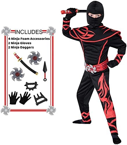 Spooktacular Creations Kids Ninja Costume Halloween