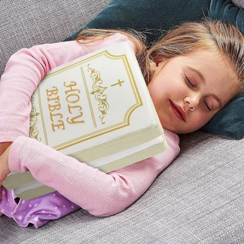 Yelakey Bible Pillow Book Plush with Openable Bible