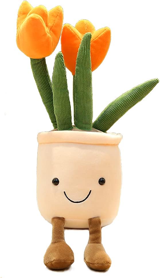 AULUDA Tulip Plush Toy 13 Huggable Plant Friend Pillow