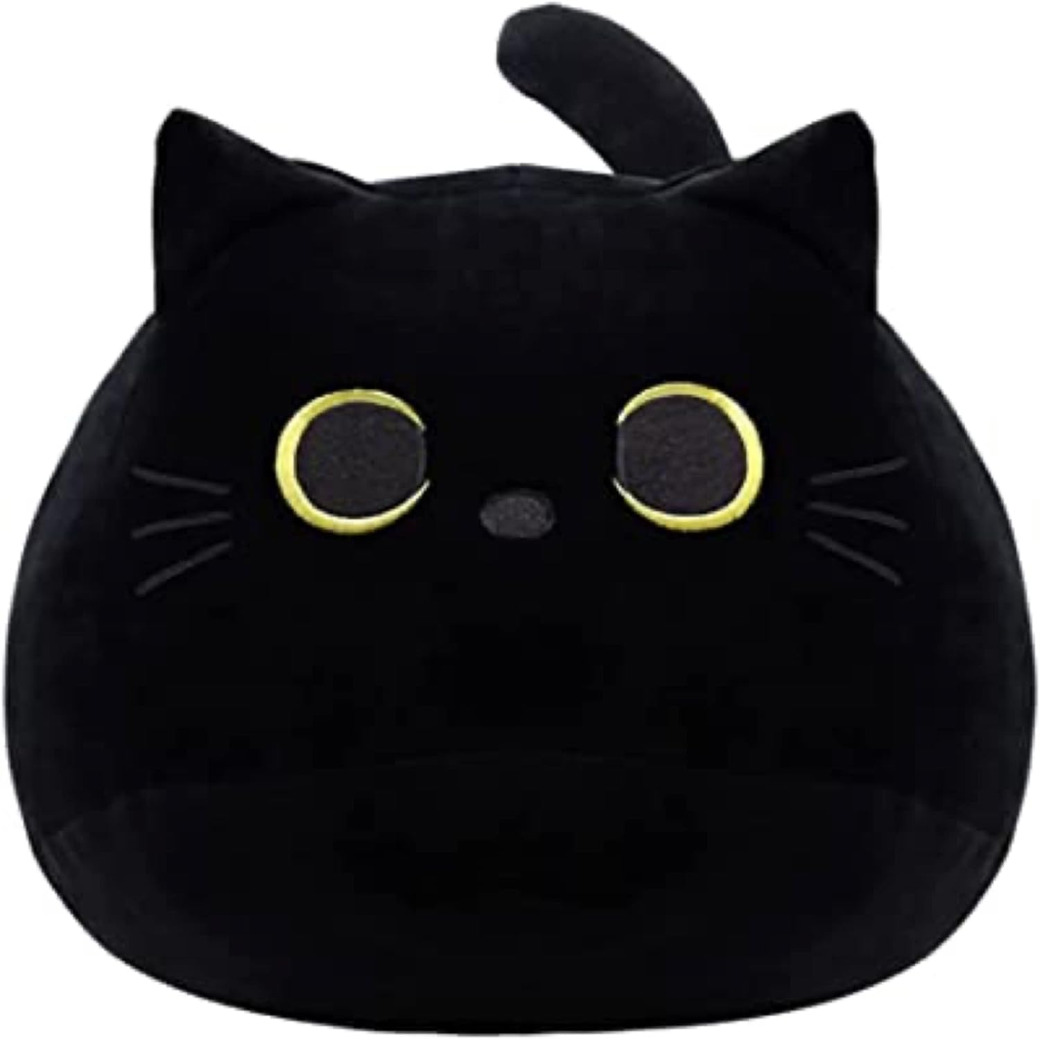 Black Cat Plush Pillow 16-Inch Soft Plush Toy