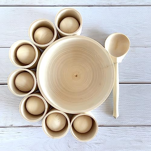 OlivkaWood Montessori Wooden Sorter Toy Set 1