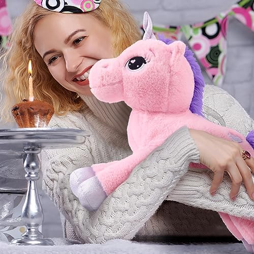 Lanmore 24 Unicorn Plush Pillow for Girls