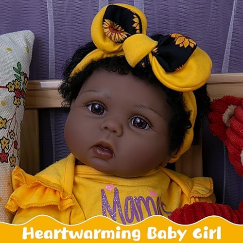 EKOKIZ Realistic 22-Inch Baby Doll with Accessories