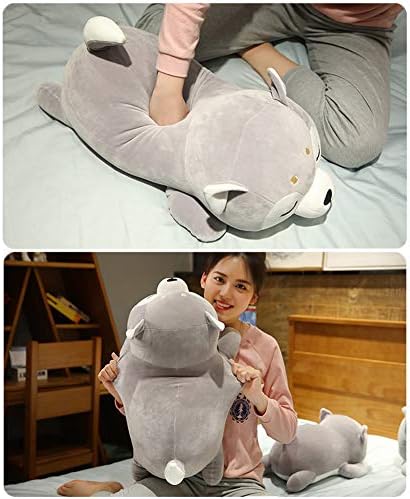 ERDAO Husky Plush Pillow for Kids and Adults 137 Inch