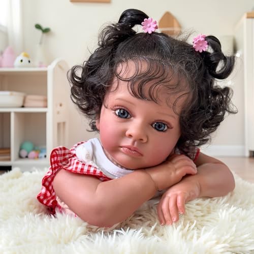 23 Inch Reborn Baby Dark Skin Tutti Doll