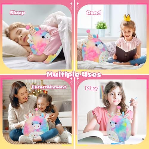 12 Inch Unicorn Cow Plush Pillow Birthday Gift 1