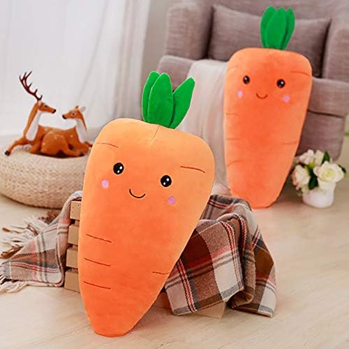 ASkinds Cartoon Carrot Plush Pillow - Cute Stuffed Toy for Kids