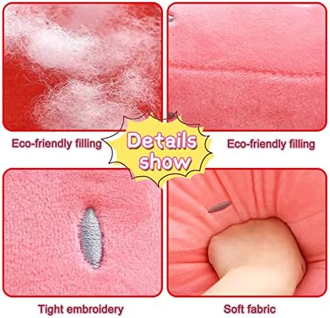 PUXU Cute Strawberry Plush Pillow for Kids