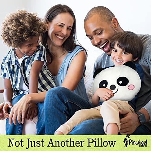 Beginner Sewing Kit for Kids 8-12 - Panda Pillow DIY Craft