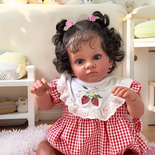 23 Inch Reborn Baby Dark Skin Tutti Doll