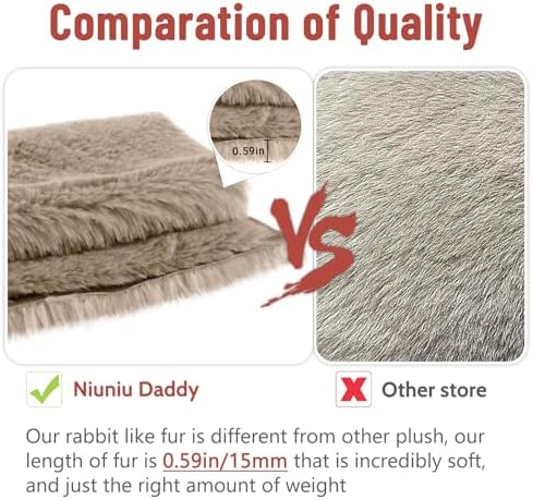 Niuniu Daddy 20 Inch Weighted Bear Plush for Adults Kids