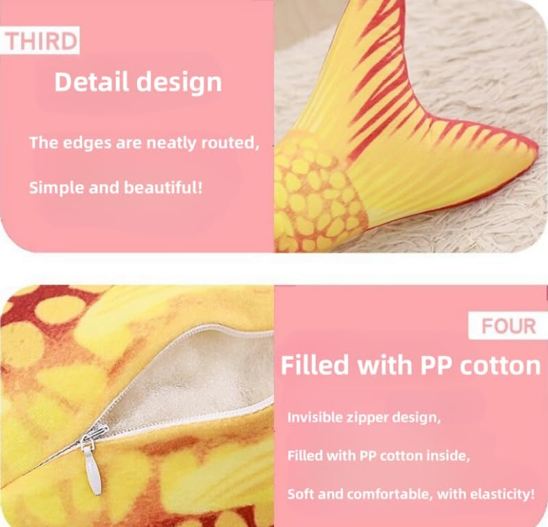 315 Inch Giant Soft Fish Plush Pillow