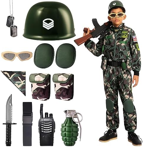 Spooktacular Creations Kids Military Costume Set 1