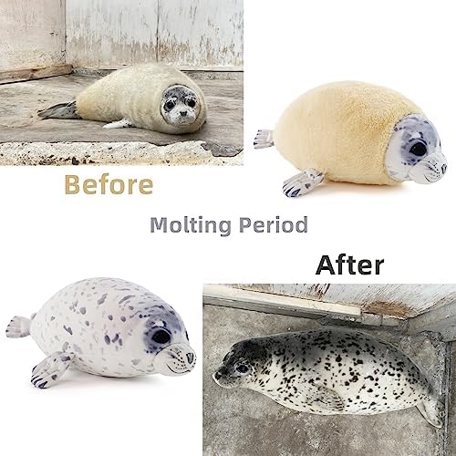 Furvena Chubby Blob Seal Plush Pillow Toy 12 Inch