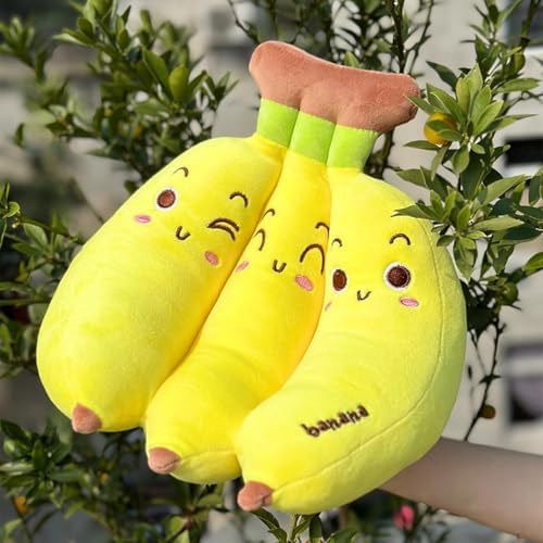 Hofun4U Banana Plush Pillow - 13 Inch Cute Stuffed Animal