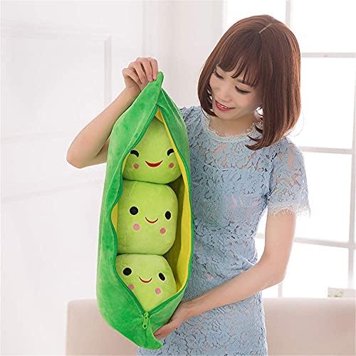 AOQI Giant Peas in a Pod Plush Pillow Set