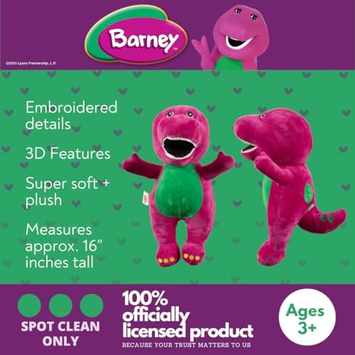 Franco Barney Cuddle Pillow Officially Licensed 165 in Tall