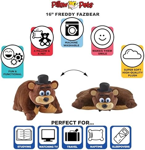 Pillow Pets Five Nights at Freddys Freddy Fazbear Plushie 16