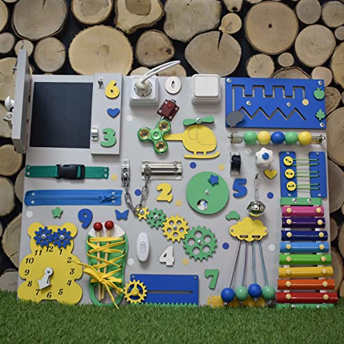 Montessori Busy Board for 1 Year Old Toddler