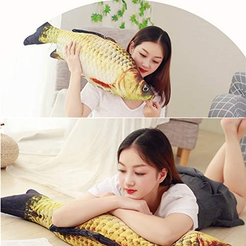JULAN 3D Giant Fish Plush Pillow 31inch
